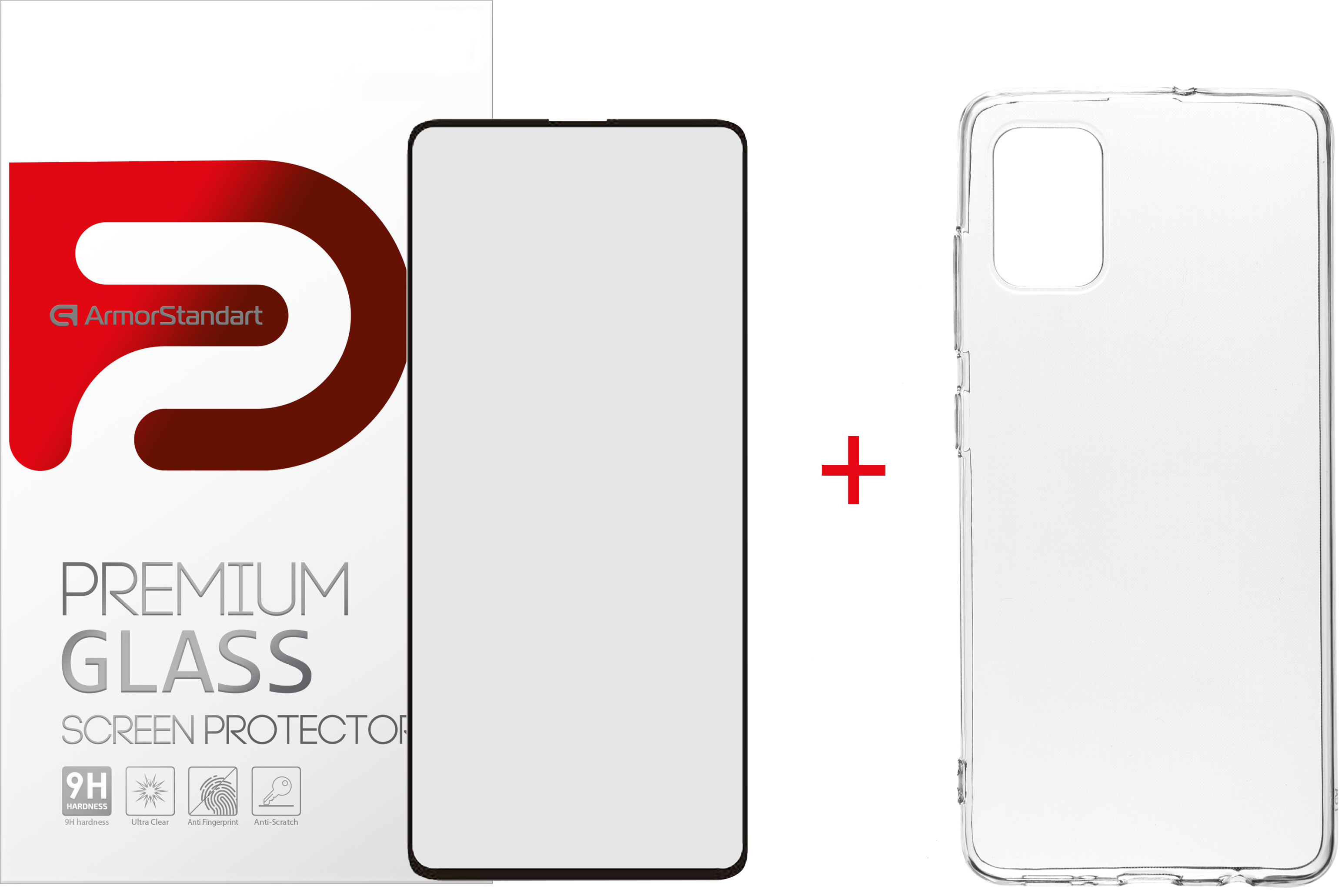 

Комплект панель + стекло Armorstandart для Samsung Galaxy A51 Transparent
