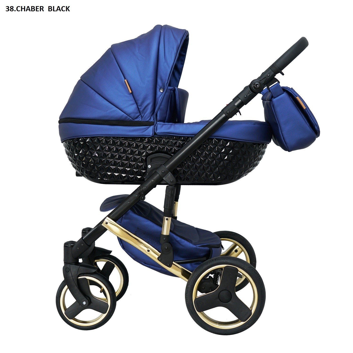 

Коляска Mikrus Crystal 38 2 в 1 Синий