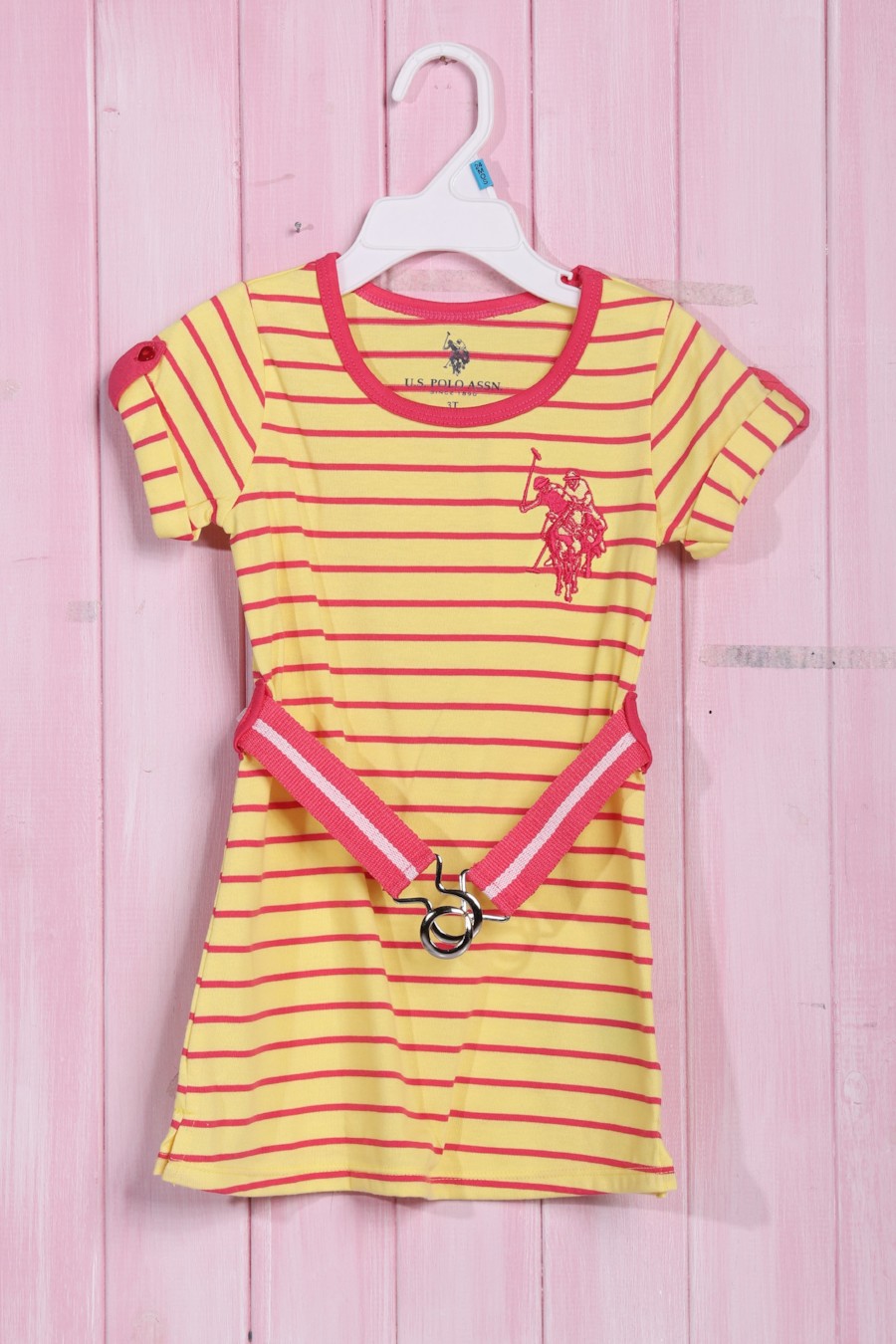 

Платье U.S. Polo ASSN 110(см) Жёлтый-Розовый (56587)