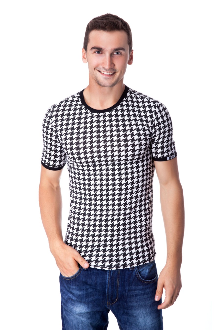 

Футболка Jolidon /(XS/S) Чёрно/белый, Футболка Jolidon 44/46(XS/S) Чёрно/белый