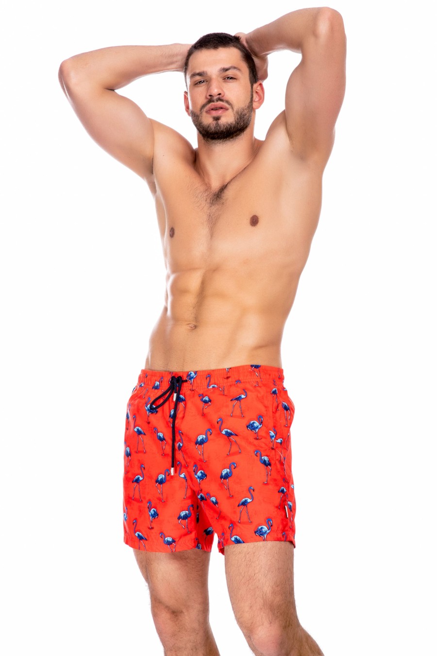 

Шорты John Frank 48(M) Красный микс (flamingo red)