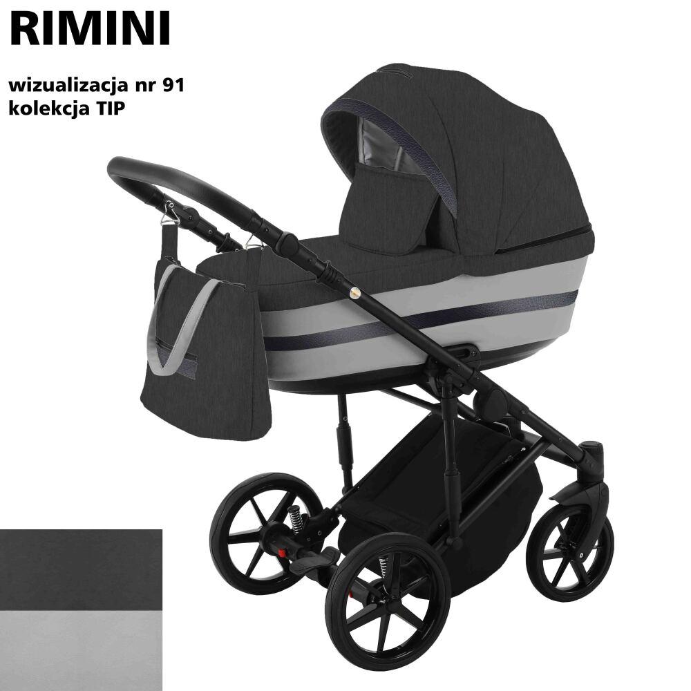 

Детская универсальная коляска 2 в 1 Adamex Rimini Tip RI-91