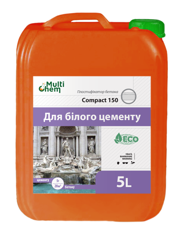 

Пластификатор для бетона и гипса Compact 150 Euro 5 л
