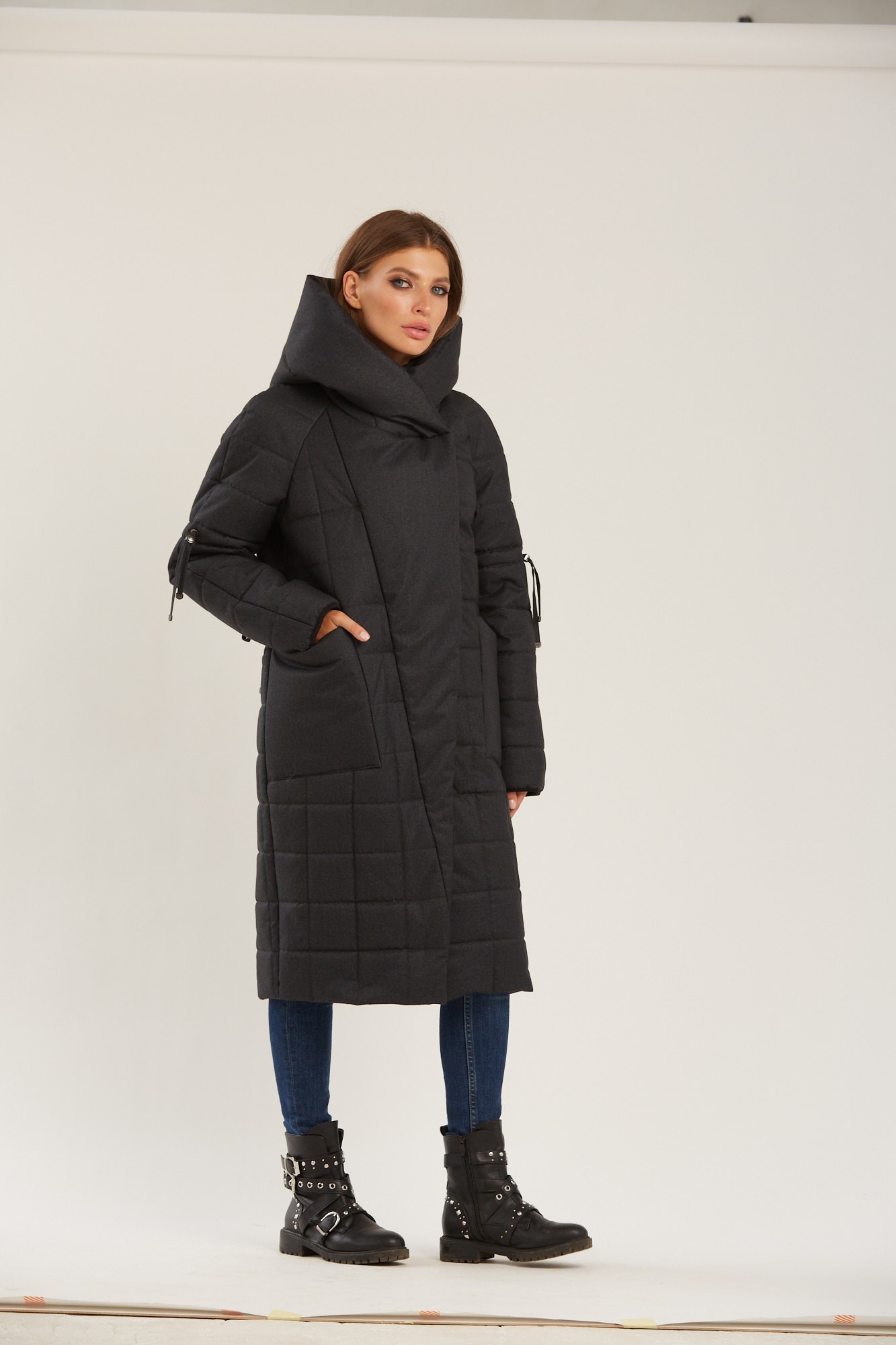 

Куртка Мангуст Зимняя меланжевая 48р графит 3118