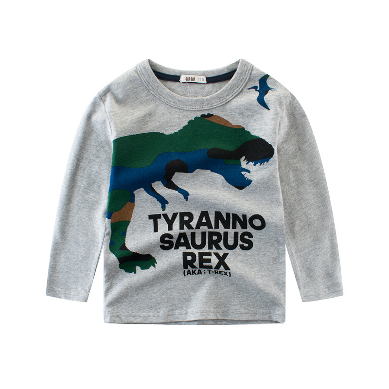 

Лонгслив для мальчика серый Tyrannosaurus 27 KIDS (110) Серый