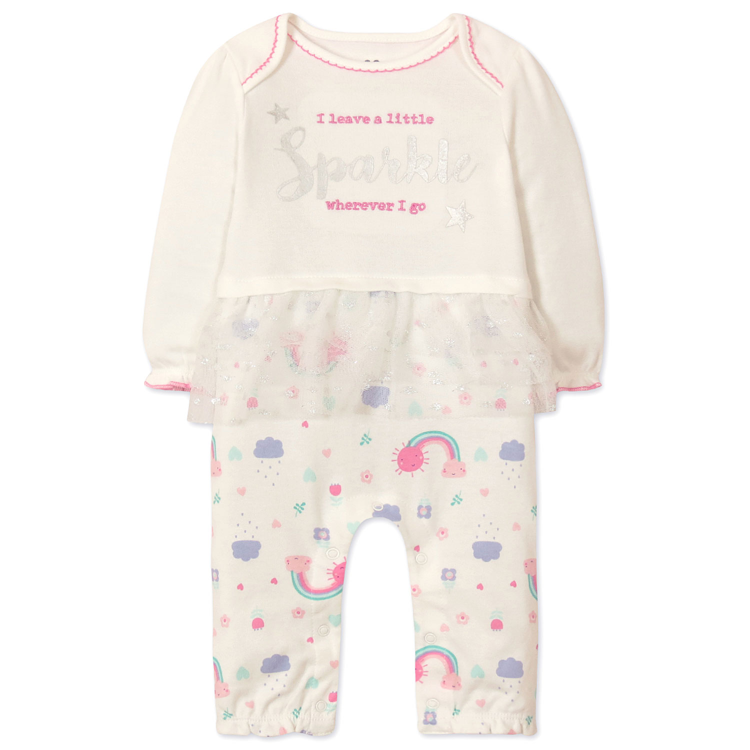 

Комбинезон для девочки Радуга Vlinder (74 / 73) Белый (47488)