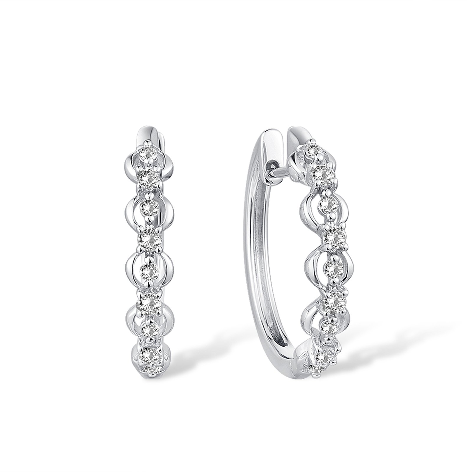 

Серьги из белого золота с бриллиантами 1744970
