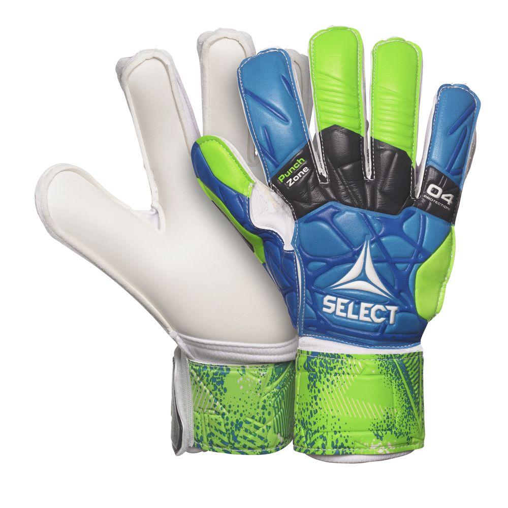 

Вратарские перчатки Select 04 Hand guard салатово-голубые 1 601340-332