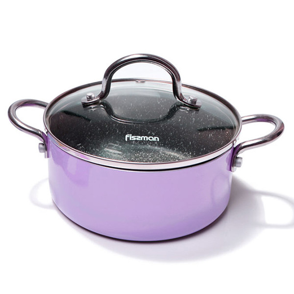

Кастрюля Fissman Mini Chef лиловая 1.8 л (4259)
