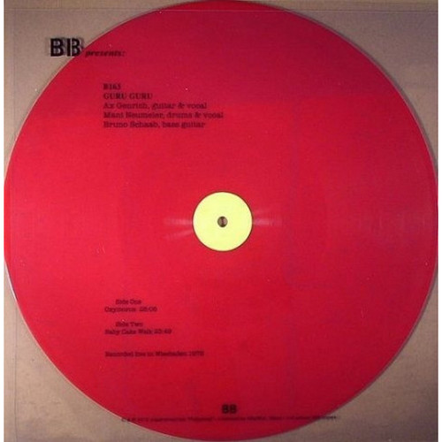 

Виниловая пластинка Guru Guru - Live In Wiesbaden 1972 – 1973, 2012 (b164, Ltd. Clear Red Vinyl) B 13/EU Mint (art.224168)