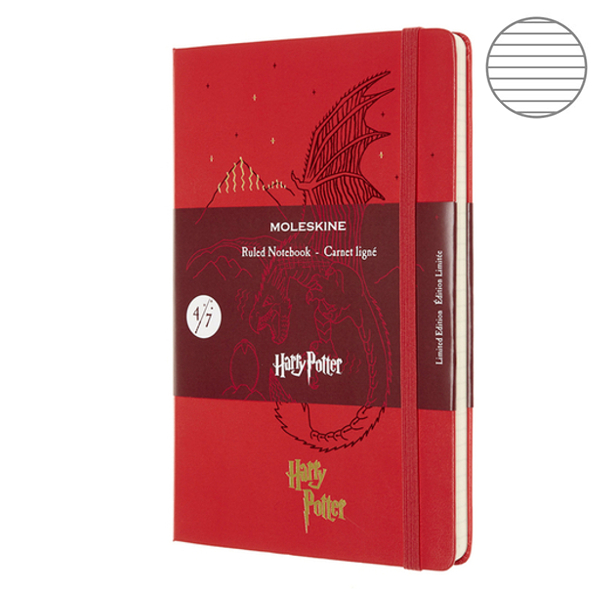 

Блокнот Moleskine Harry Potter средний красный LEHP02QP060D