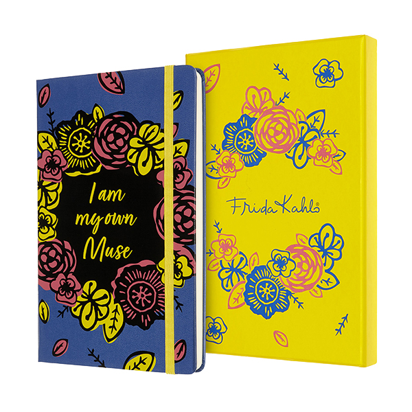 

Блокнот Moleskine Frida Kahlo нелинованный синий LEFKQP062CLT