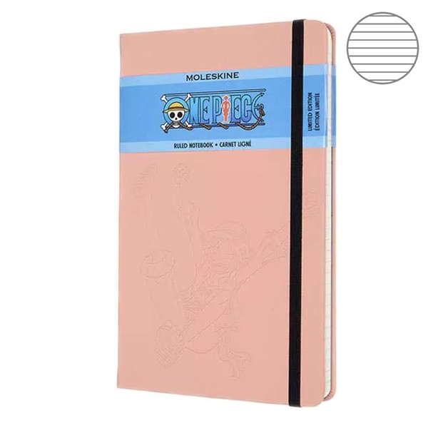 

Блокнот Moleskine One Piece средний розовый LEOPQP060A