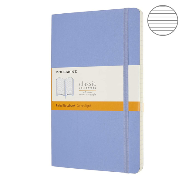 

Блокнот Moleskine Classic средний голубой QP616B42