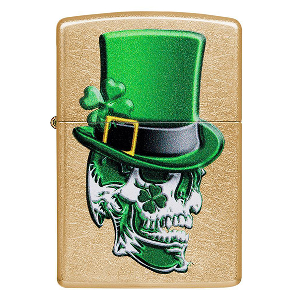 

Зажигалка Zippo 207G Irish Skull Design