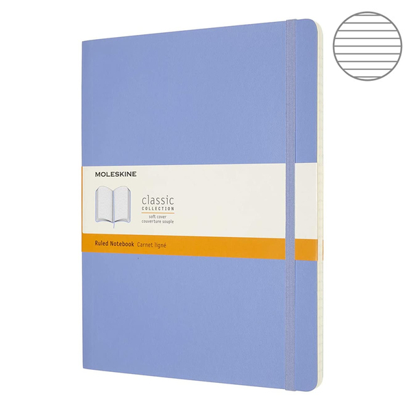 

Блокнот Moleskine Classic большой голубой QP621B42