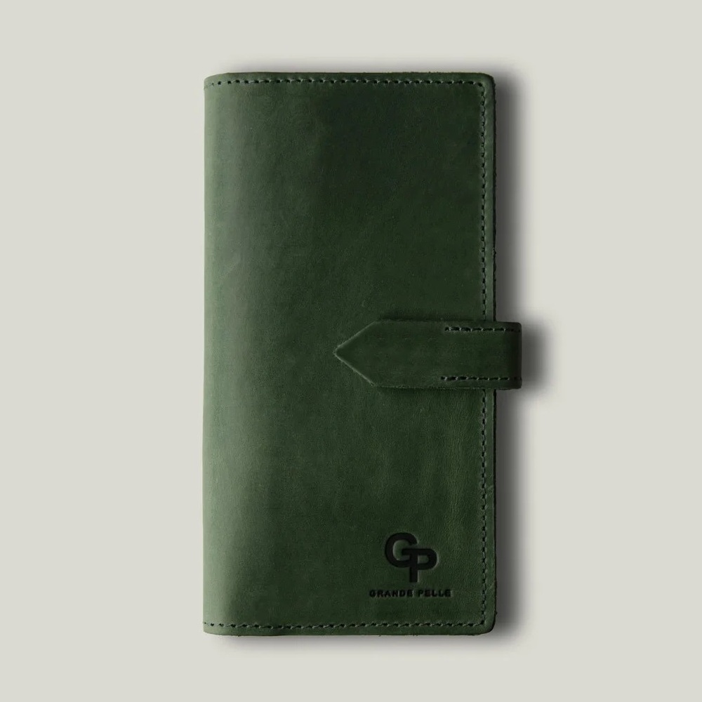 

Кошелёк женский кожаный Grande Pelle Зелёный 2900000109599_4