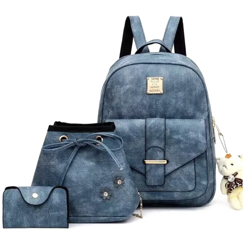 

Рюкзак в наборе Jenssia 3 в 1 Blue Berkani T-RB33441
