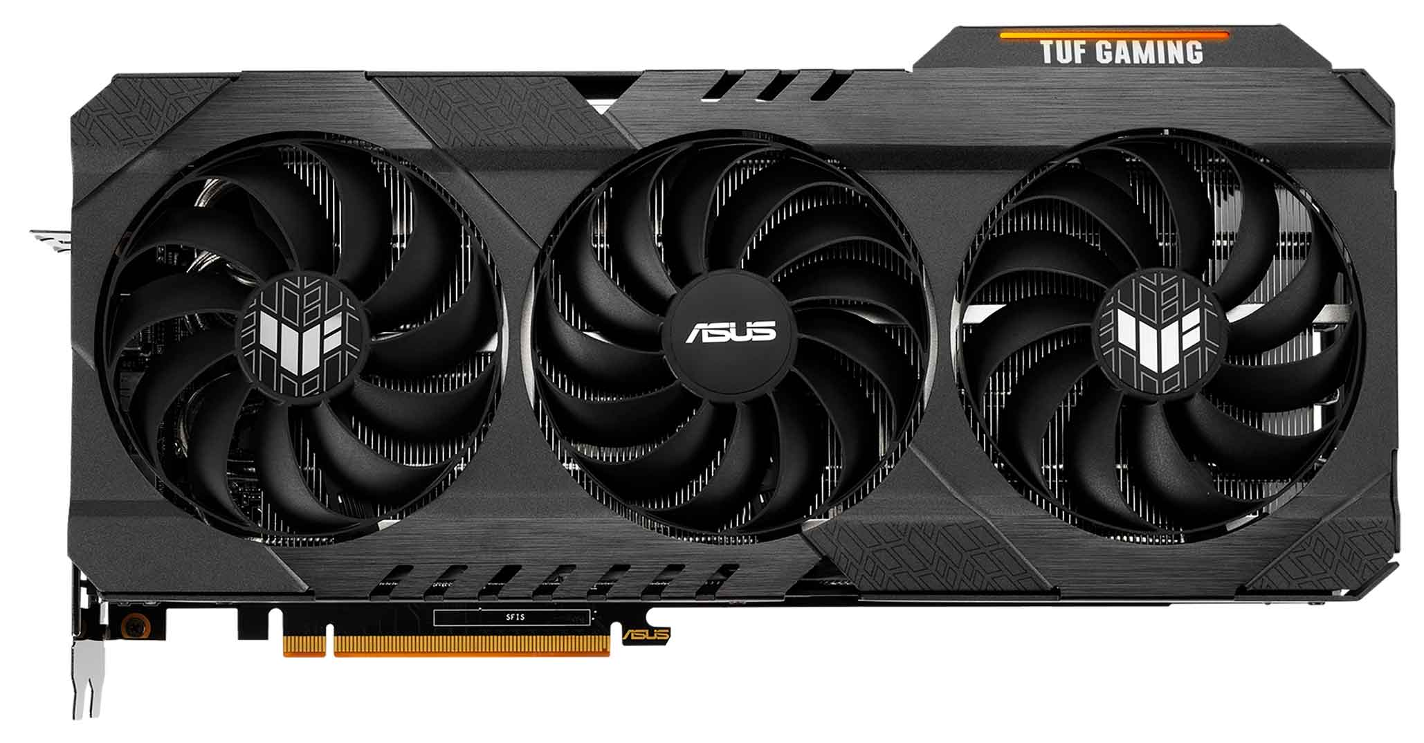 

Asus PCI-Ex Radeon RX 6900 XT TUF Gaming OC 16GB GDDR6 (256bit) (2340/16000) (HDMI, 3 x DisplayPort) (TUF-RX6900XT-O16G-GAMING)