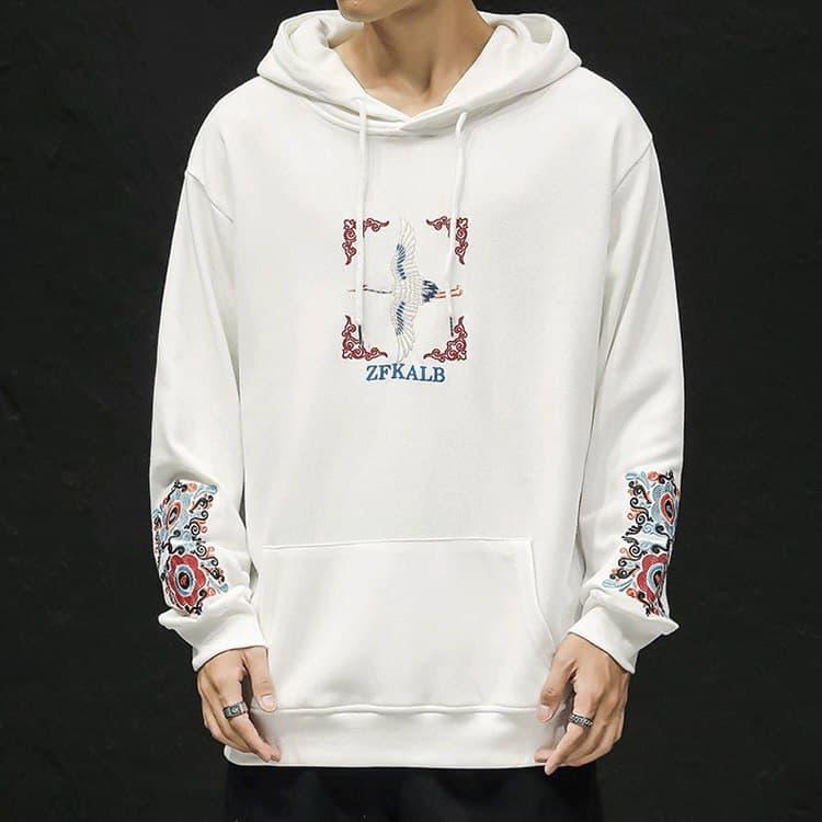 

Мужской Крутой худи Cranes Flock White XL