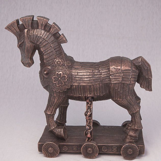 

СТАТУЭТКА «ТРОЯНСКИЙ КОНЬ» 26*25 см Veronese AL3152