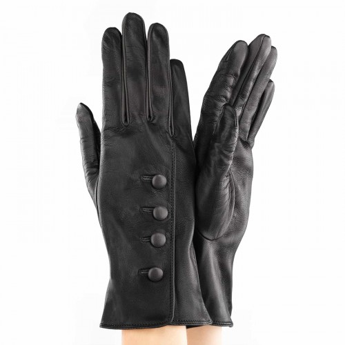 

Женские перчатки кожаные GlovesUA мод.74 черные 6,5