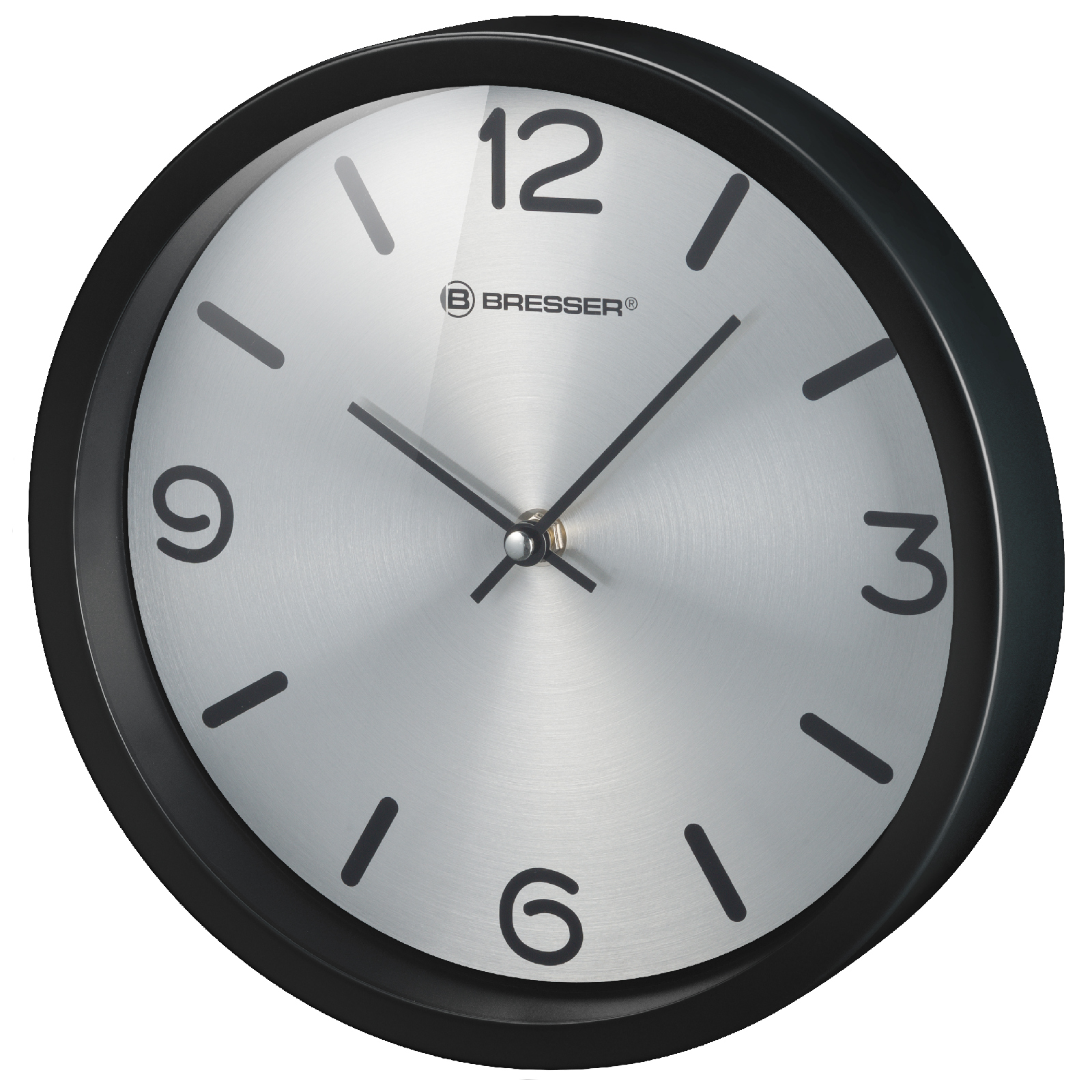 

Часы настенные Bresser MyTime Silver Edition Digit Black