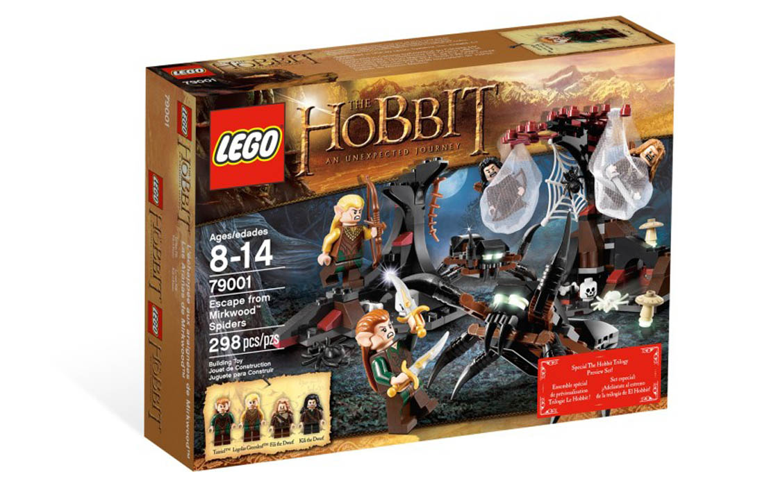 

Конструктор LEGO Втеча від гігантських павуків 298 деталей (79001)