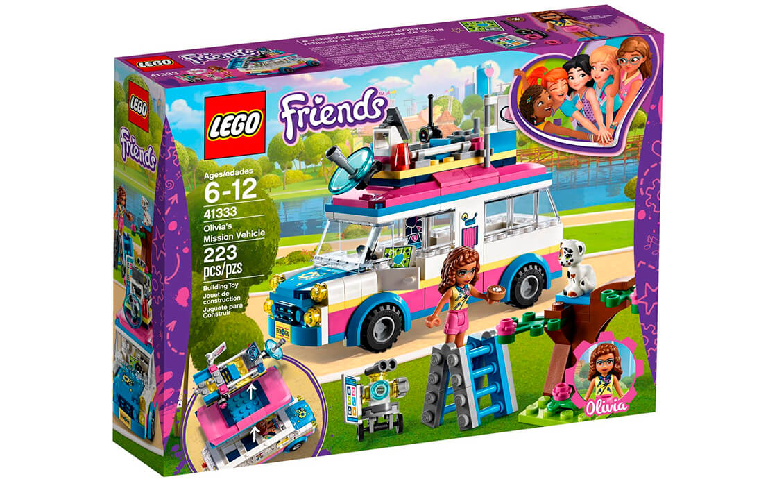 

Конструктор LEGO Пересувна наукова лабораторія Олівії 229 деталей (41333)