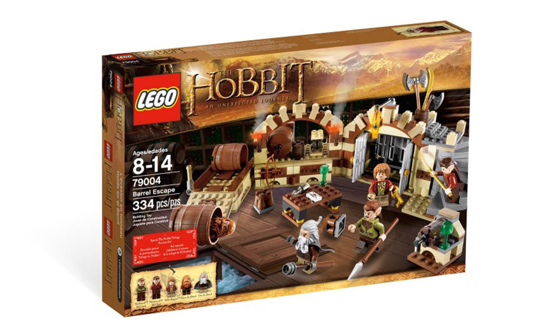 

Конструктор LEGO Втеча в винних бочках 334 деталей (79004)
