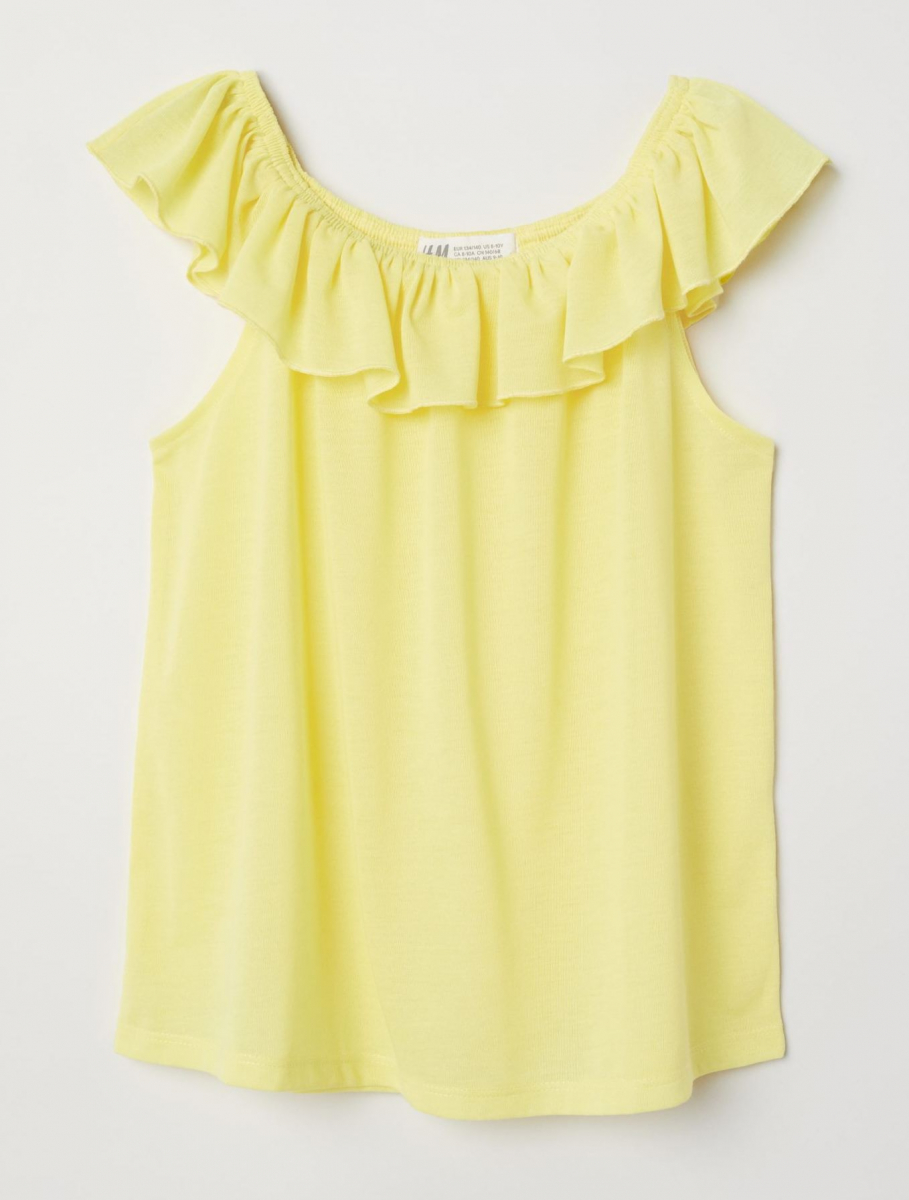 

Блузка для девочки H&M 0619777006 158-164 СМ Желтый 63538