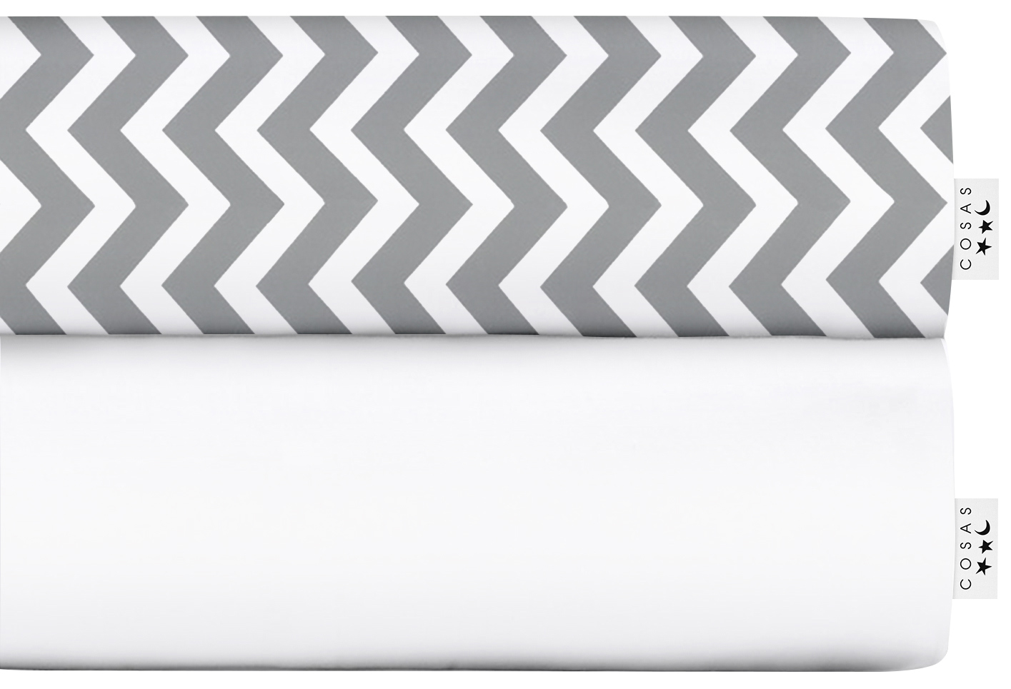 

Набор простыней Cosas Set Sheet White Zig Grey 220х240 2 шт