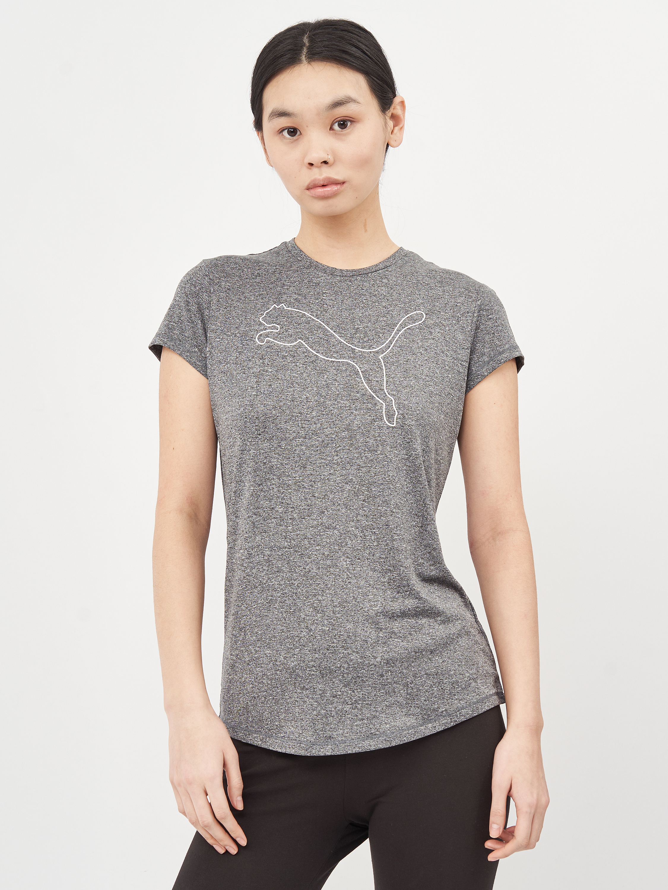 

Футболка Puma RTG Heather Logo Tee 58645501 XS Black Heather