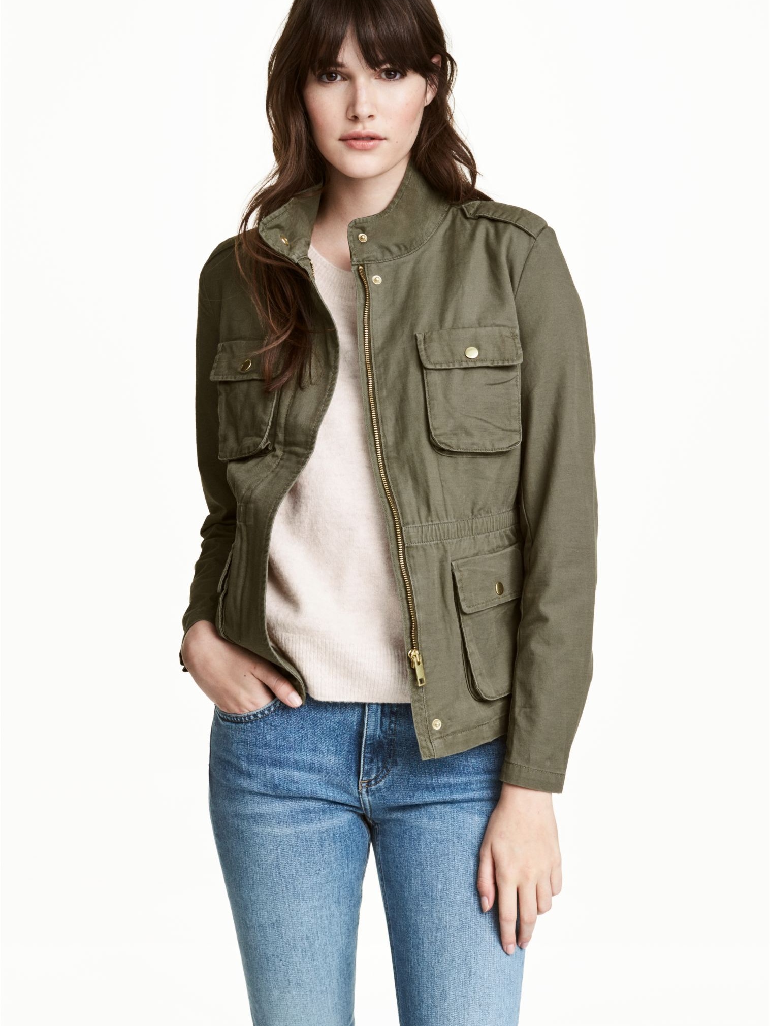 

Ветровка H&M 0485808-5 42 Хаки