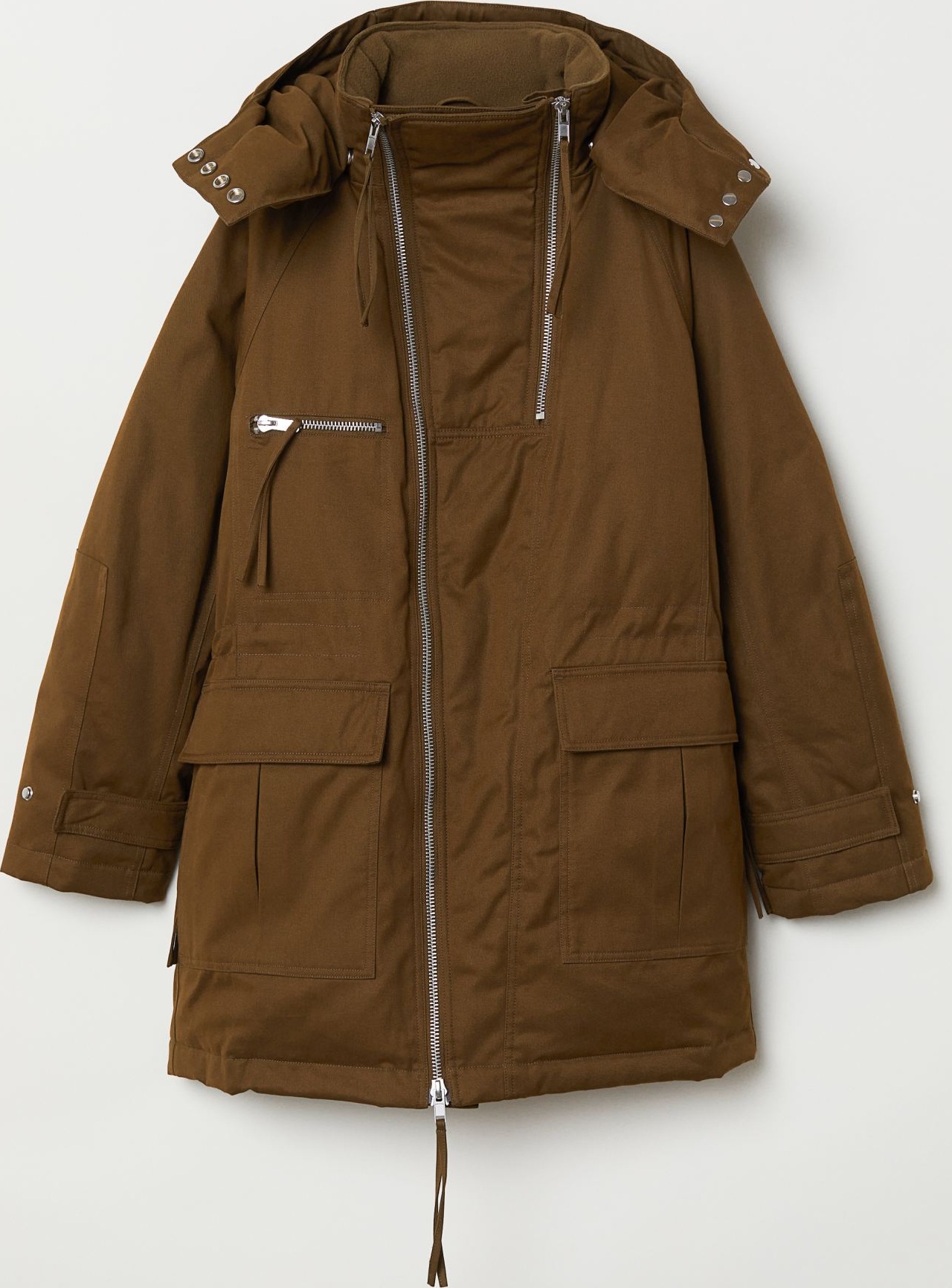 

Пуховик H&M 0659955-8 M Хаки