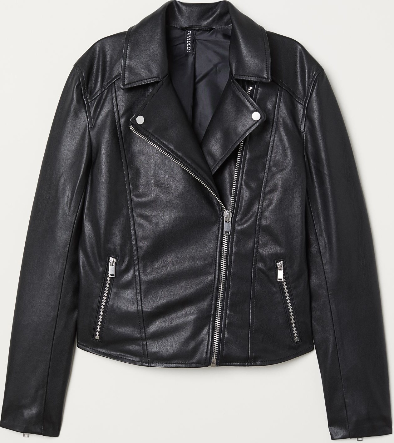 

Куртка из искусственной кожи H&M 0657970-8 36 Черная
