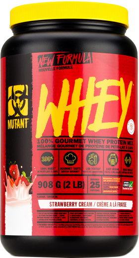Протеин Mutant Whey 908 г - Strawberry Cream (627933027326) – фото ...