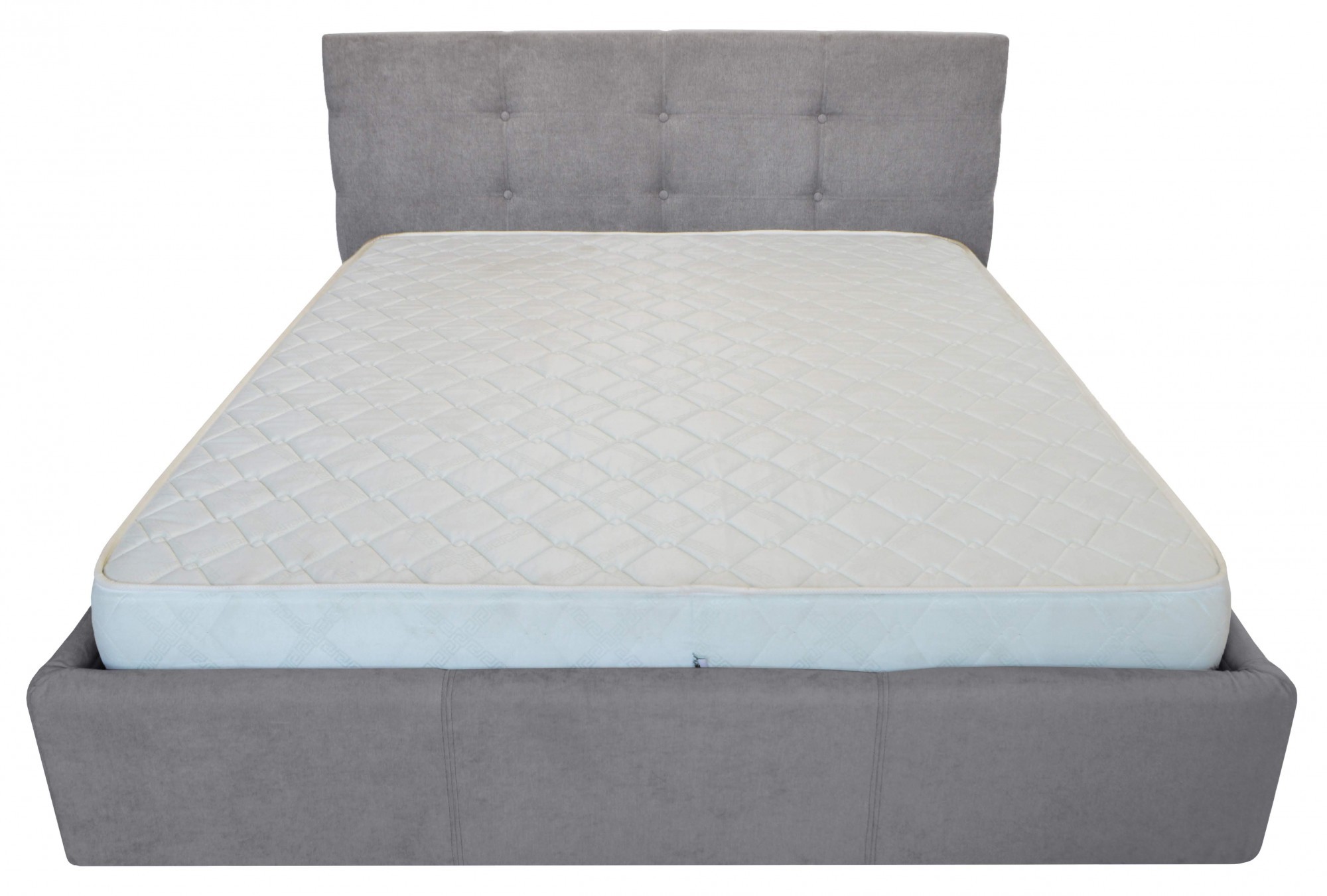 

Кровать Двуспальная Manchester Comfort 180 х 190 см Мисти Grey С подъемным механизмом и нишей для белья Серая