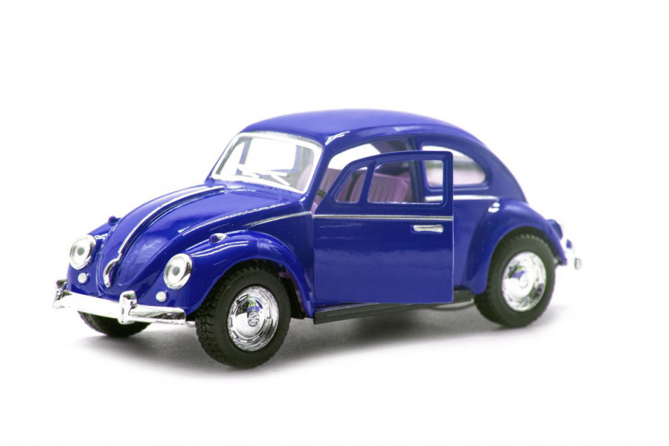 

Железная модель легковая Volkswagen Beetle 5'' KT5057W (Blue)