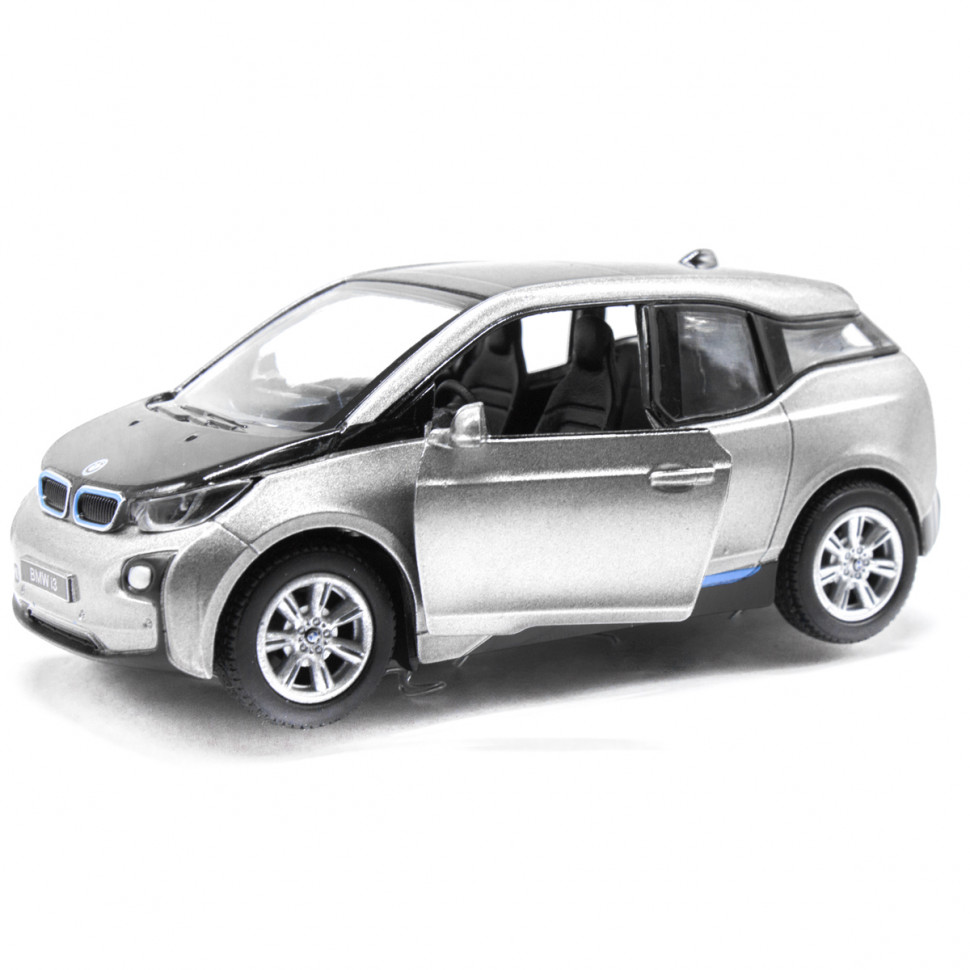 

Железная модель электромобиль BMW i3 KT5380W (Серебристый)