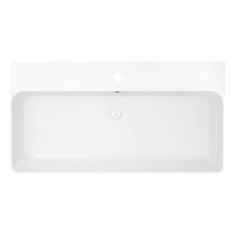 

Раковина Qtap Nando с донным клапаном QT1211K419W