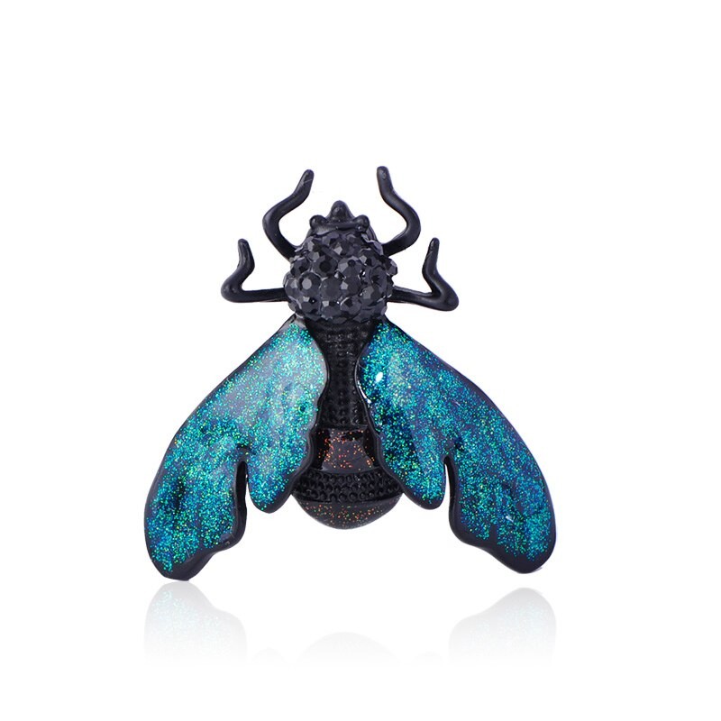 

Брошь унисекс BROCHE бижутерия с эмалью Насекомые Муха BRBF111543
