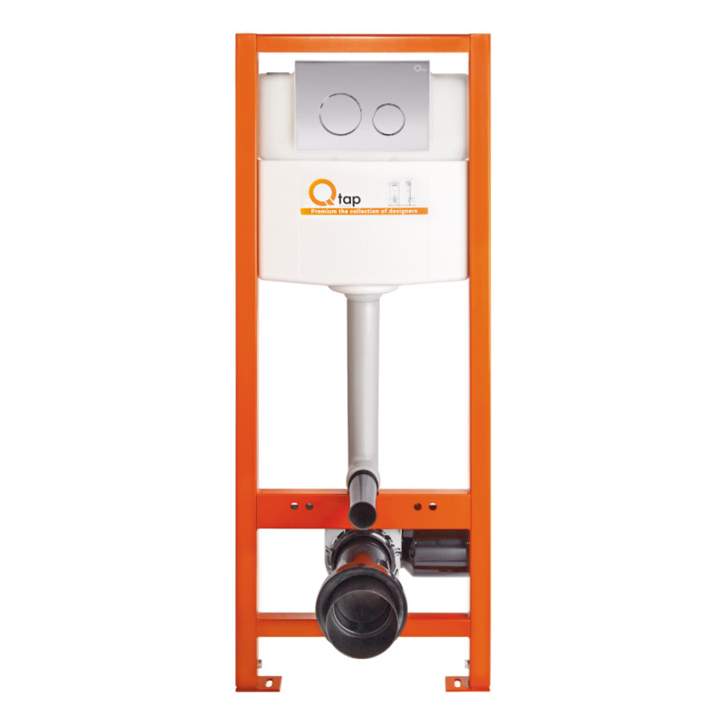 

Инсталляция для унитаза Qtap Nest M425-M11CRM с панелью смыва Chrome