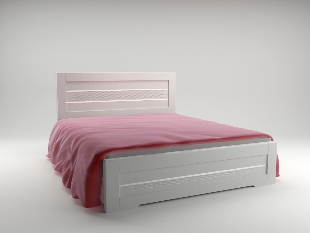 

Двуспальная кровать Неман Соломия 160*200 Белый