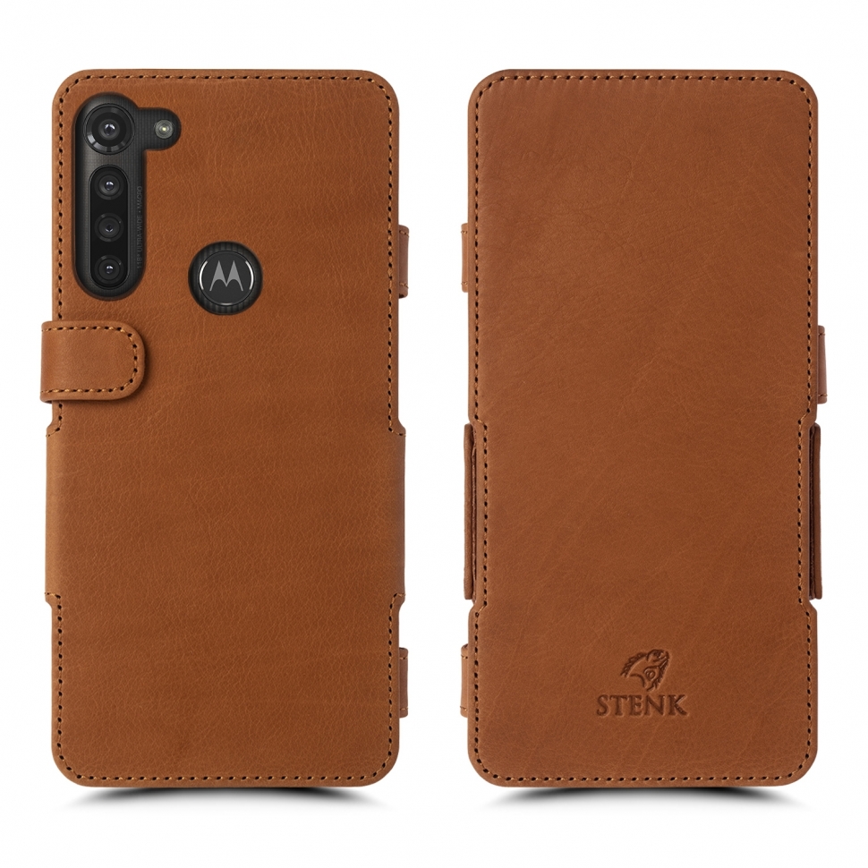 

Чехол книжка Stenk Prime для Motorola Moto G8 Power Camel