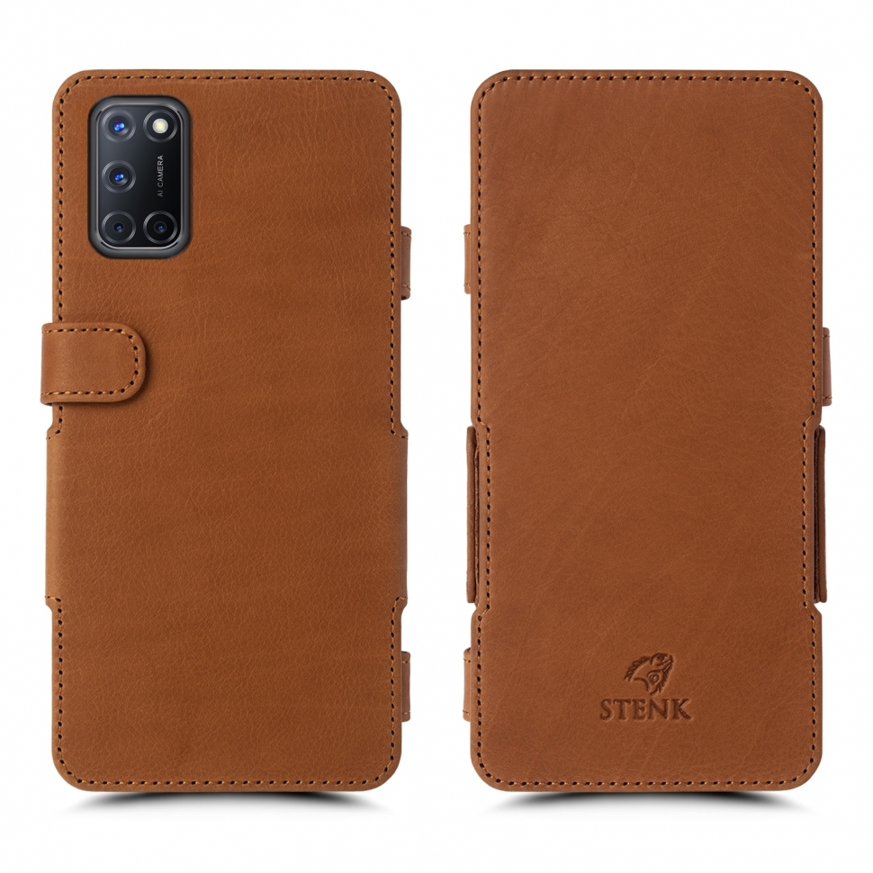 

Чехол книжка Stenk Prime для OPPO A52 Camel