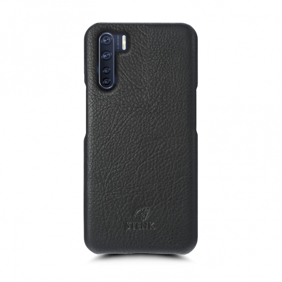 

Кожаная накладка Stenk Cover для OPPO A91 Чёрная