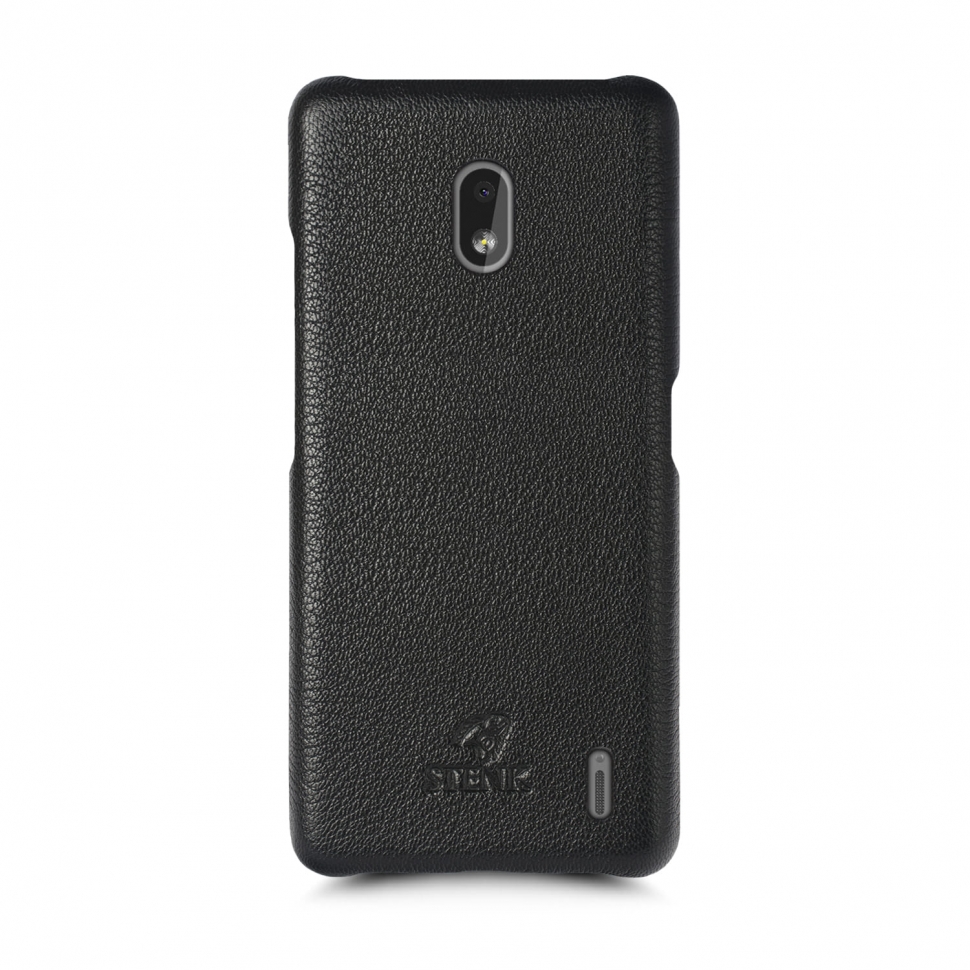

Кожаная накладка Stenk Cover для Nokia 2.2 Чёрная