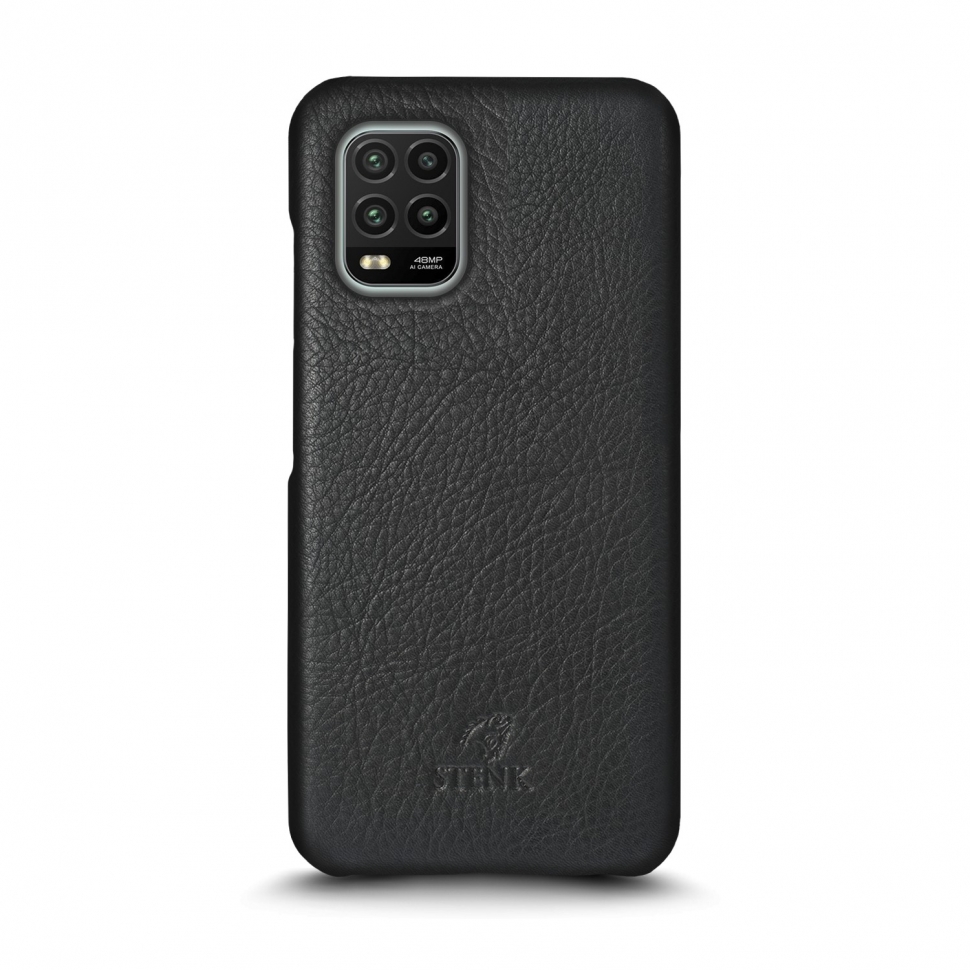 

Кожаная накладка Stenk Cover для Xiaomi Mi 10 Lite Чёрная