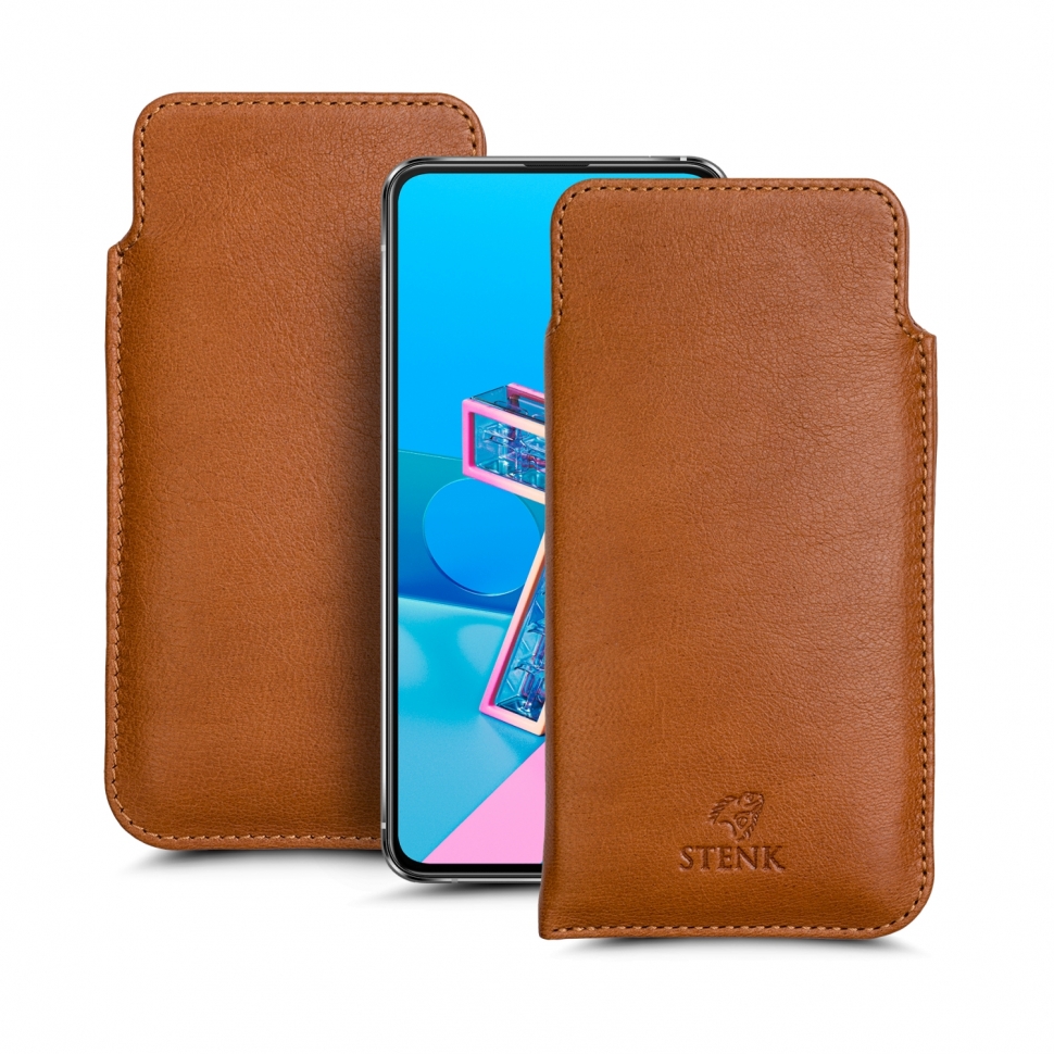 

Футляр Stenk Elegance для ASUS Zenfone 7 Pro Camel